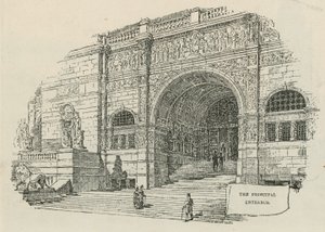 Das Imperial Institute: Der Haupteingang von English School