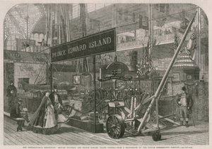 Die Internationale Ausstellung; British Columbia und Prince Edward Island Courts
