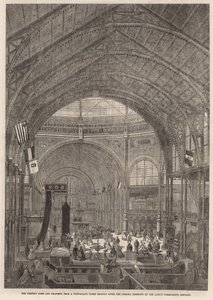 Die Internationale Ausstellung; Die westliche Kuppel und das Querschiff von English School