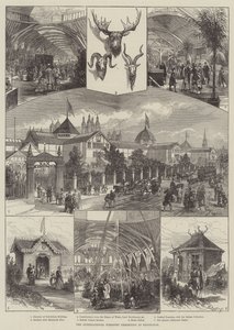 Die Internationale Forstausstellung in Edinburgh (Stich) von English School