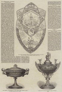 Die Internationale Freiwilligen-Herausforderungstrophäe (Stich) von English School