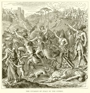 Die Invasion Italiens durch die Kimbern