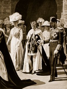 Die Investitur des Prinzen von Wales, 1911