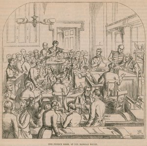 Der Justizraum im Mansion House von English School