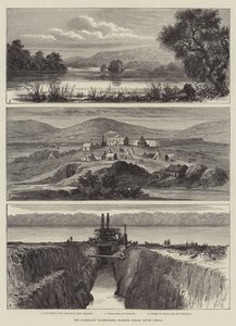 Die Wasserwerke von Kimberley, Diamantenfelder, Südafrika von English School