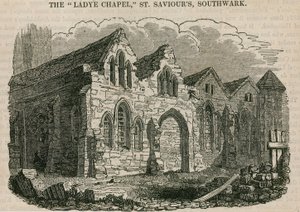 Die Lady Chapel, St. Saviours Kirche, Southwark, Surrey
