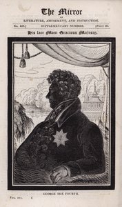 Der verstorbene König George IV von English School