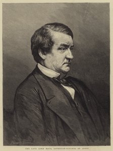 Der verstorbene Lord Mayo, Generalgouverneur von Indien (Stich)