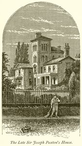 Das Haus des verstorbenen Sir Joseph Paxton