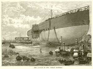 Der Stapellauf der Great Eastern