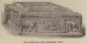 Die Layard-Box (Gravur)