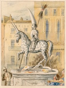 Die Statue des Leicester Square, 17. Oktober 1866