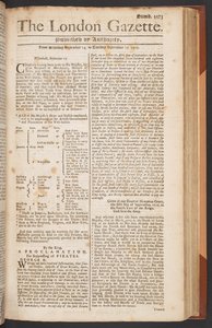 The London Gazette, Ausgabe 5573, Seite 1