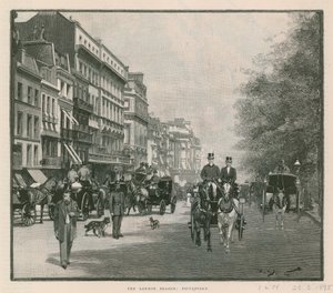 Die Londoner Saison: Piccadilly von English School
