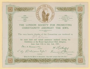 Die Londoner Gesellschaft zur Förderung des Christentums unter den Juden