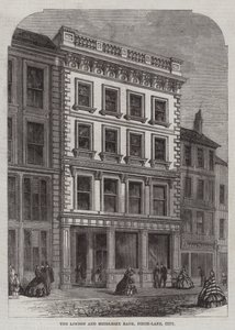 Die London und Middlesex Bank, Finch-Lane, City von English School