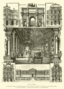 Der Louvre von English School