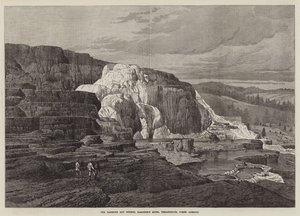 Die Mammoth Hot Springs, Gardiner