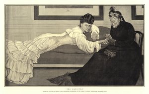 Die Maniküre (Gravur) von English School