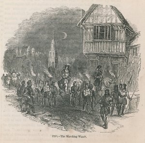 Die marschierende Wache von English School
