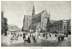 Der Marktplatz, Haarlem von English School
