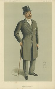 Der Marquis de Soveral, Karikatur aus der Vanity Fair Zeitschrift, 13. November 1912 von English School