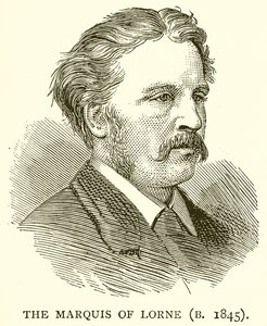 Der Marquis von Lorne (geb. 1845) von English School