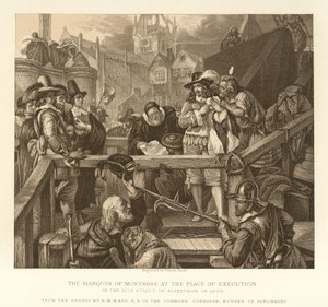 Der Marquis von Montrose am Hinrichtungsort