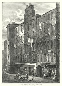 Der Mahlmarkt, Cowgate (Stich) von English School