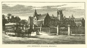 Das Methodist College, Belfast (Gravur)