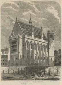 Die neue Bibliothek des Middle Temple von English School