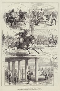 Das Militär in Malta (Gravur) von English School
