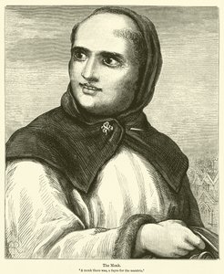 Der Mönch (Gravur) von English School