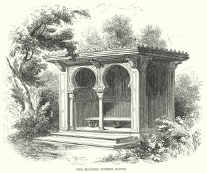 Das maurische Sommerhaus (Gravur) von English School
