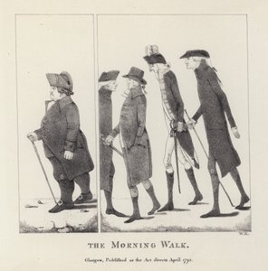 Der Morgenspaziergang (Stich) von English School