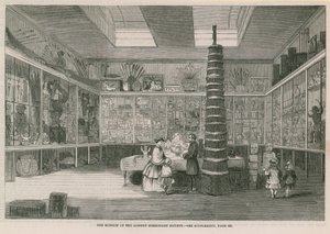 Das Museum der London Missionary Society, veröffentlicht in der Illustrated London News, 25. Juni 1859 von English School