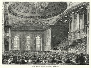 Die Musikhalle, George Street (Stich)