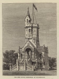 Das neue Burns-Denkmal in Kilmarnock von English School