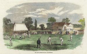 Der neue Cricketplatz in Manchester