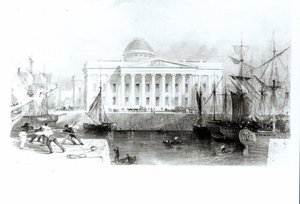 Das neue Zollhaus, Liverpool, ca. 1830