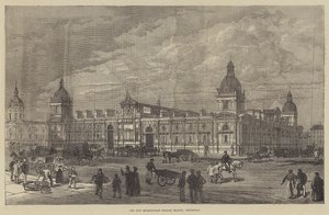 Der neue Metropolitan Geflügelmarkt, Smithfield (Stich) von English School