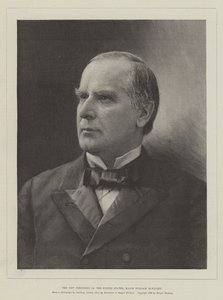Der neue Präsident der Vereinigten Staaten, Major William McKinley von English School