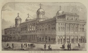 Die neuen öffentlichen Gebäude in Newcastle-on-Tyne von English School