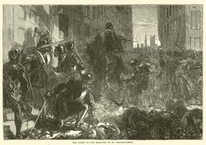 Die Nacht des Massakers von St. Bartholomäus von English School