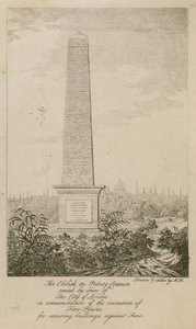 Der Obelisk auf Putney Common von English School