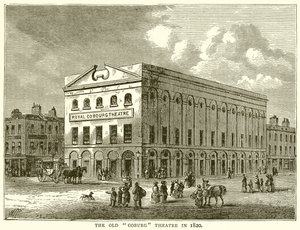 Das Alte Coburg Theater, 1820 von English School