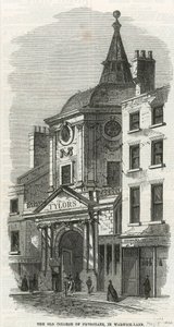 Das alte College of Physicians in Warwick Lane von English School