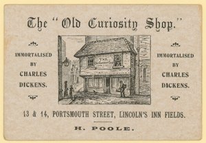 Das Alte Kuriositätenkabinett, Portsmouth Street, Lincolns Inn Fields, London; Poole Altpapierhändler