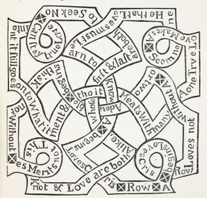 Das letzte Vermächtnis der alten ägyptischen Wahrsagerin, Illustration aus Chap-books of the Eighteenth Century von John Ashton, veröffentlicht 1882 von English School