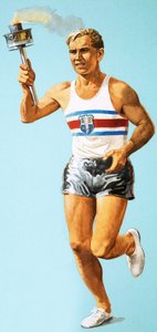 Die Olympischen Spiele: Das Tragen der Olympischen Fackel von English School